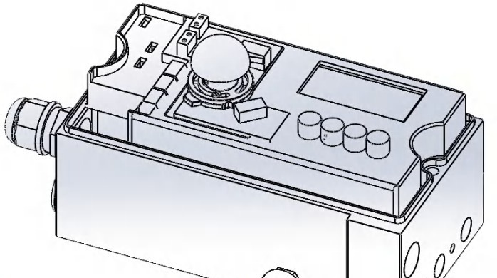 Flameproof positioner Ex db